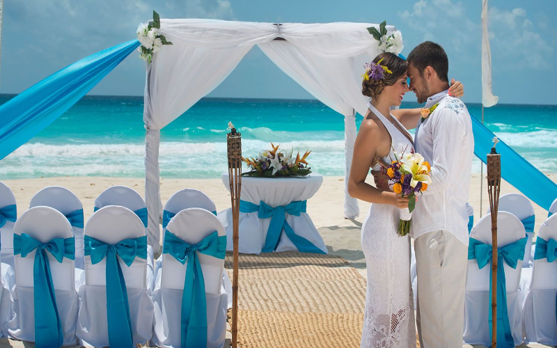 BODAS EN EL PARAÃSO-CROWN OCEAN BLUE